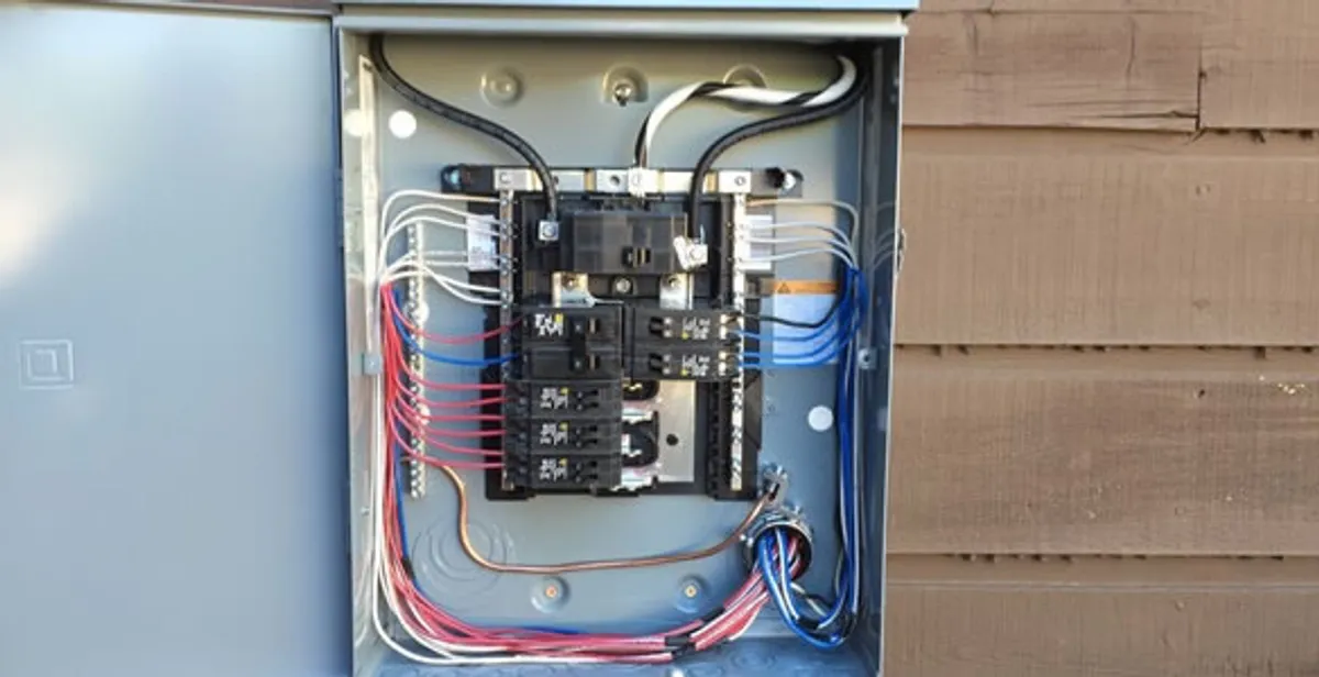 electrical panel upgrade service featuring newly installed electrical panel wired by licensed electricians in Seattle, WA