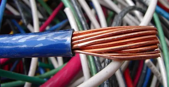 electrical wiring services showing exposed copper conductors and cable preparation in Seattle, WA