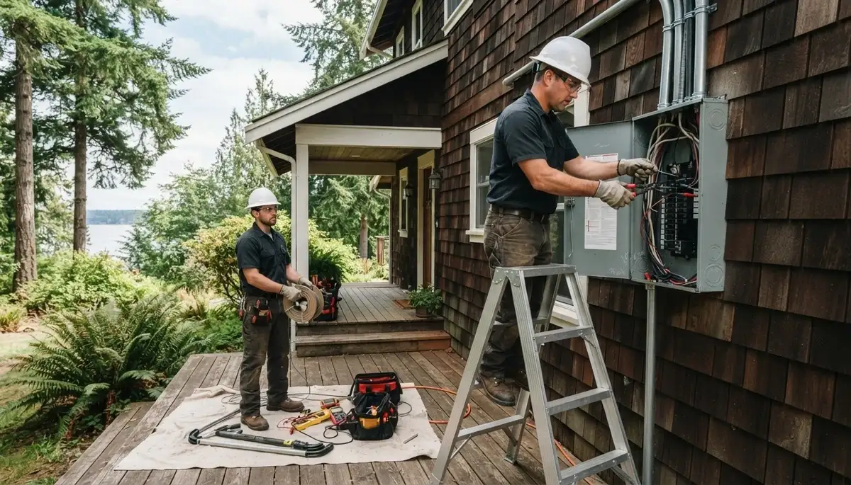 Seattle, WA electrician providing professional residential electrical services