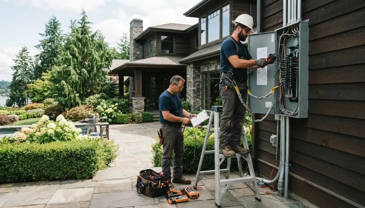 Seattle, WA electrician providing professional residential and commercial electrical services