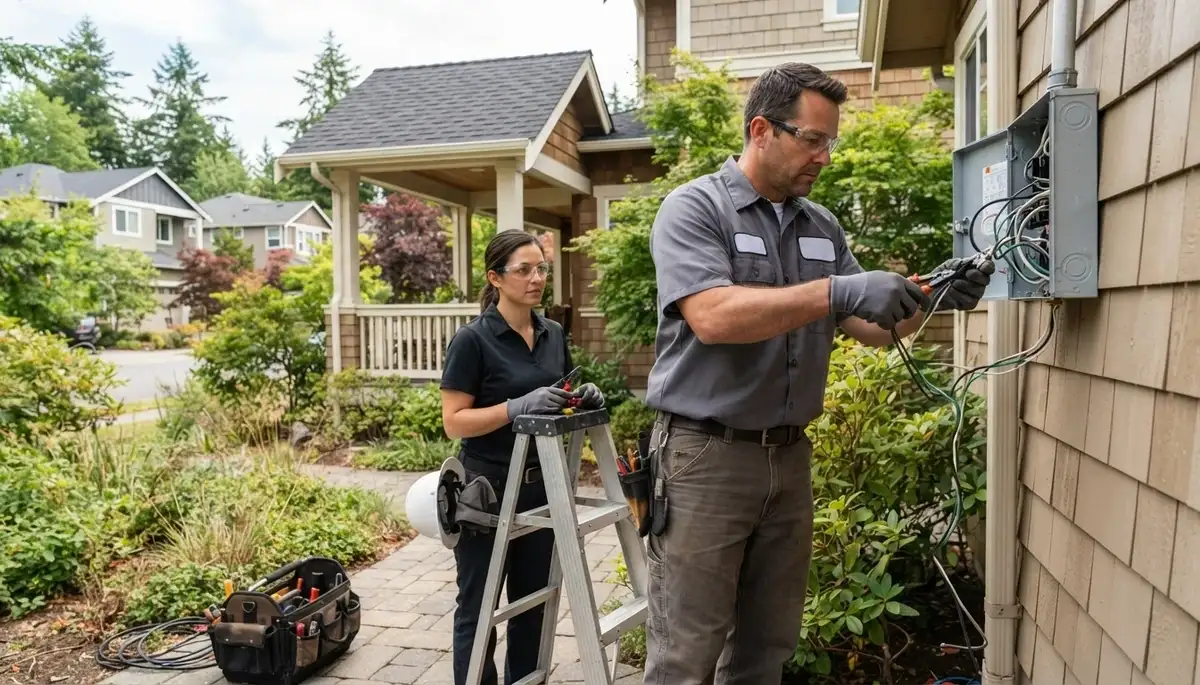 Seattle, WA electrician providing professional residential electrical services