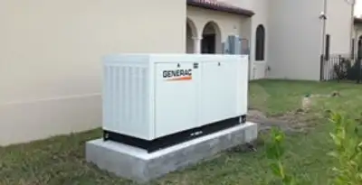 generator installation service showing standby generator professionally installed for residential power backup in Seattle, WA