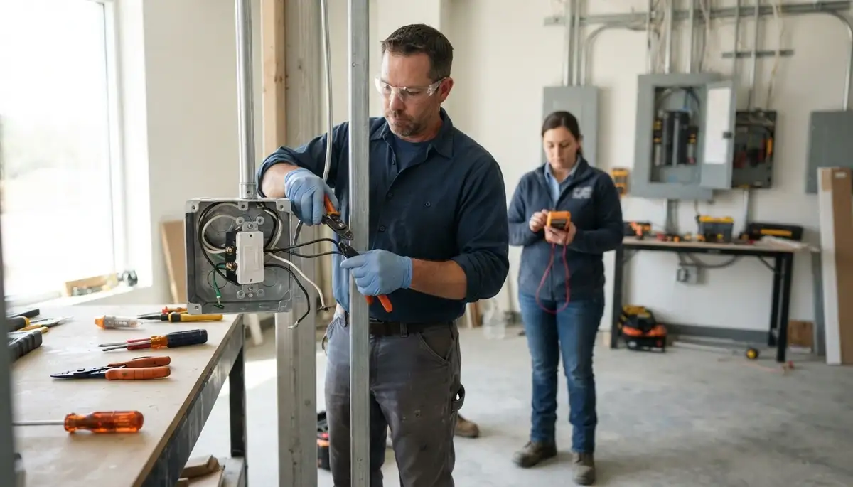 Seattle, WA electrician providing GFCI circuit installation and outlet repair services