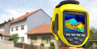 home energy audit service performing exterior thermal inspection to identify energy loss in Seattle, WA