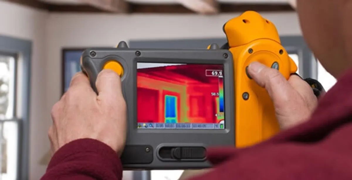 home energy audit service capturing thermal readings to analyze insulation and electrical efficiency in Seattle, WA