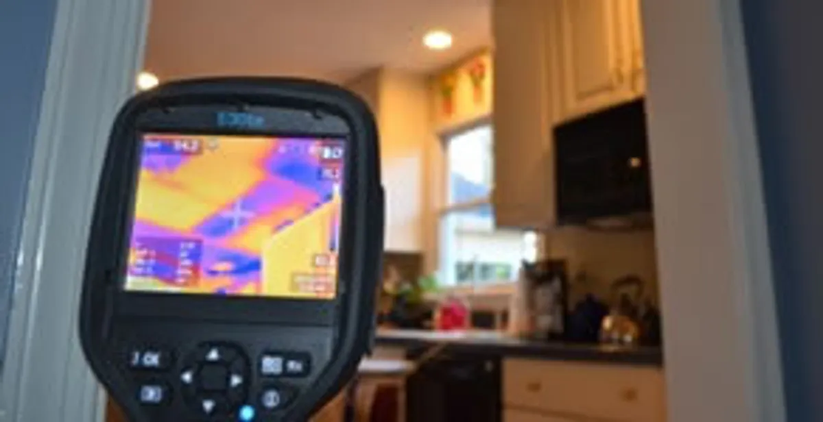 home energy audit service using thermal imaging to evaluate electrical efficiency inside a home in Seattle, WA