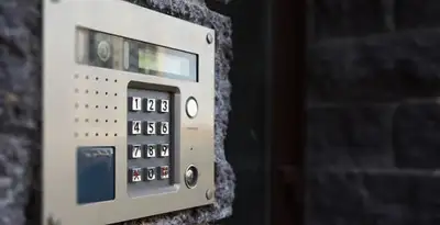 intercom system for home installation services with secure entry communication panel in Seattle, WA