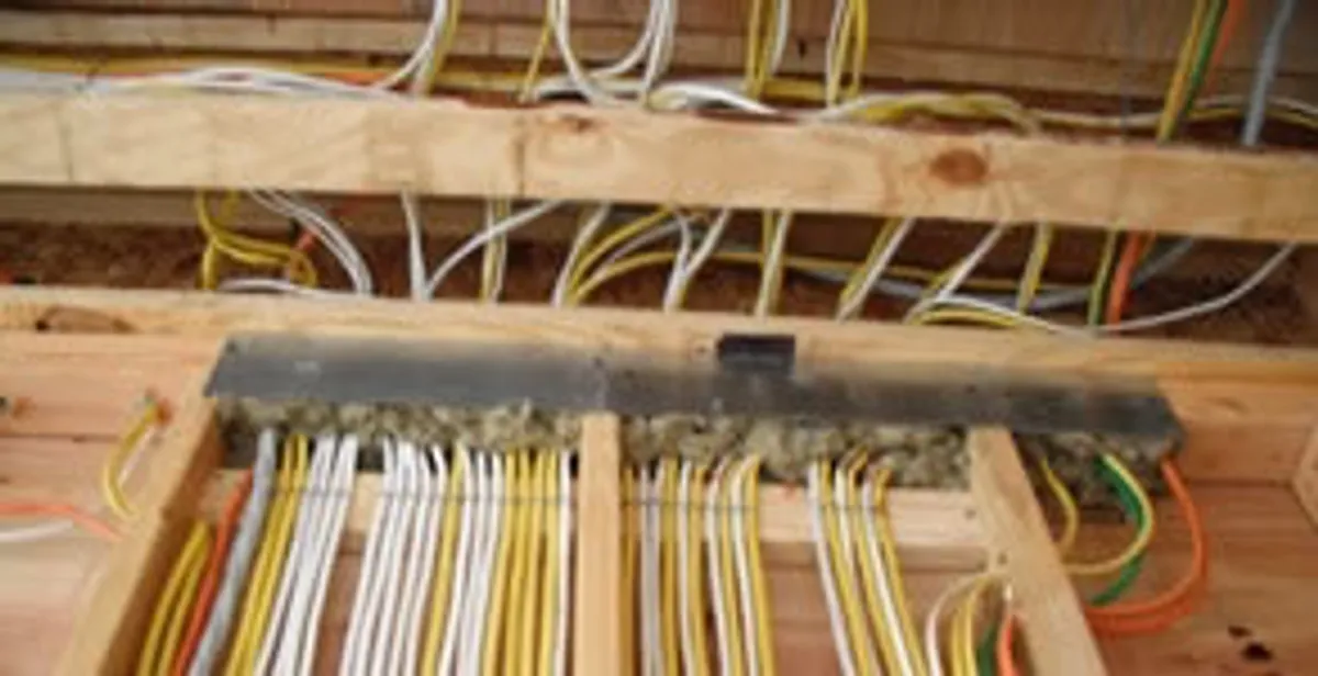 new construction wiring services with organized electrical rough-in performed by licensed electricians in Seattle, WA
