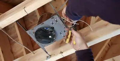 Professional recessed lighting installation with electrical wiring by licensed electricians in Seattle, WA