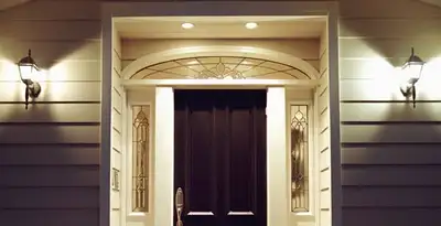 security light installation services with professionally installed entryway lighting in Seattle, WA