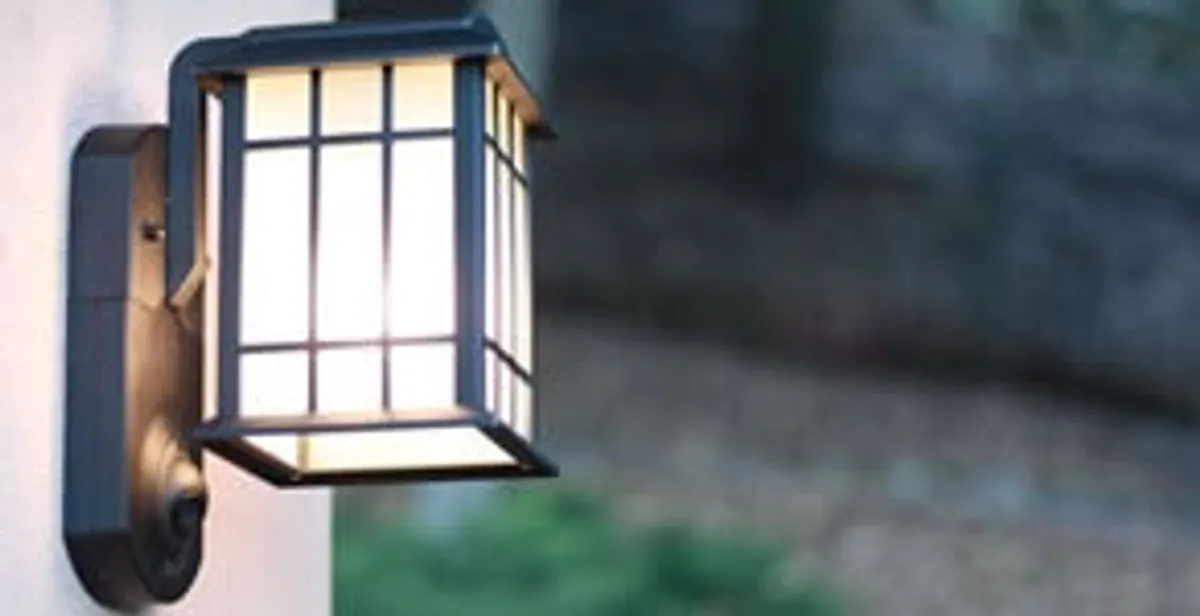 security light installation services with professionally mounted exterior wall light in Seattle, WA