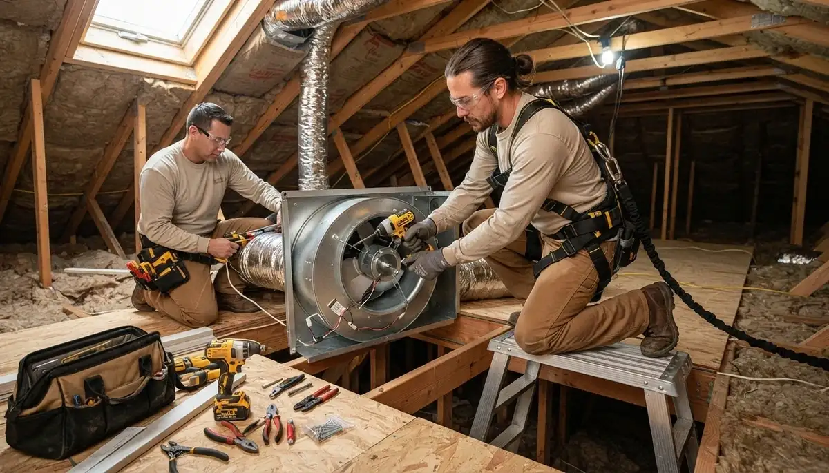 Whole house fan installation service for Seattle, WA homes by On Call Electrical