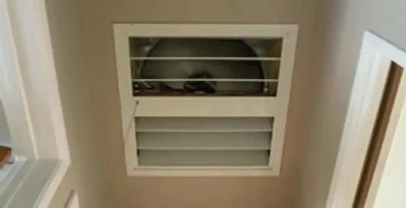 whole house fan installation services with ceiling-mounted ventilation system in Seattle, WA
